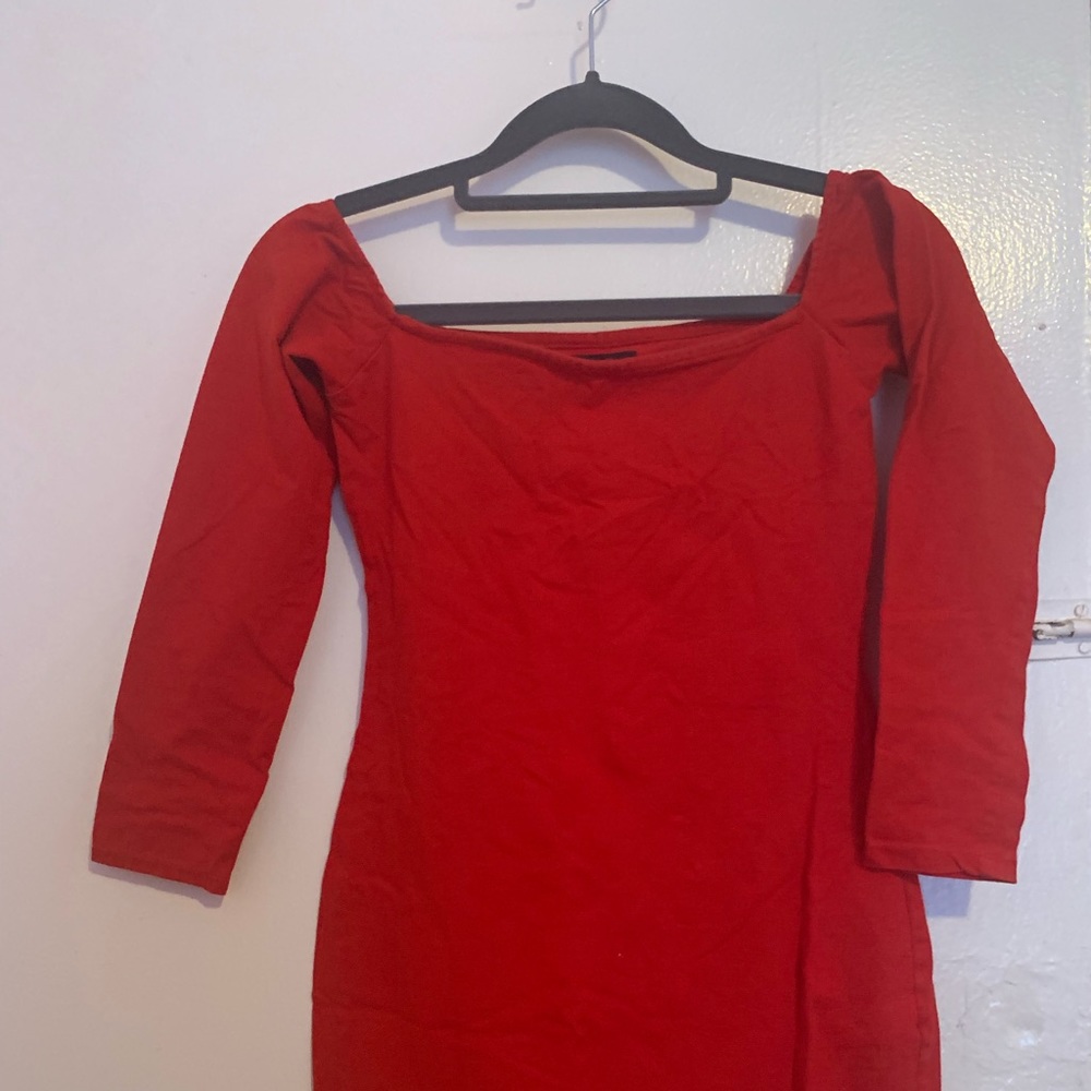 Red Motel Rocks bodycon dress